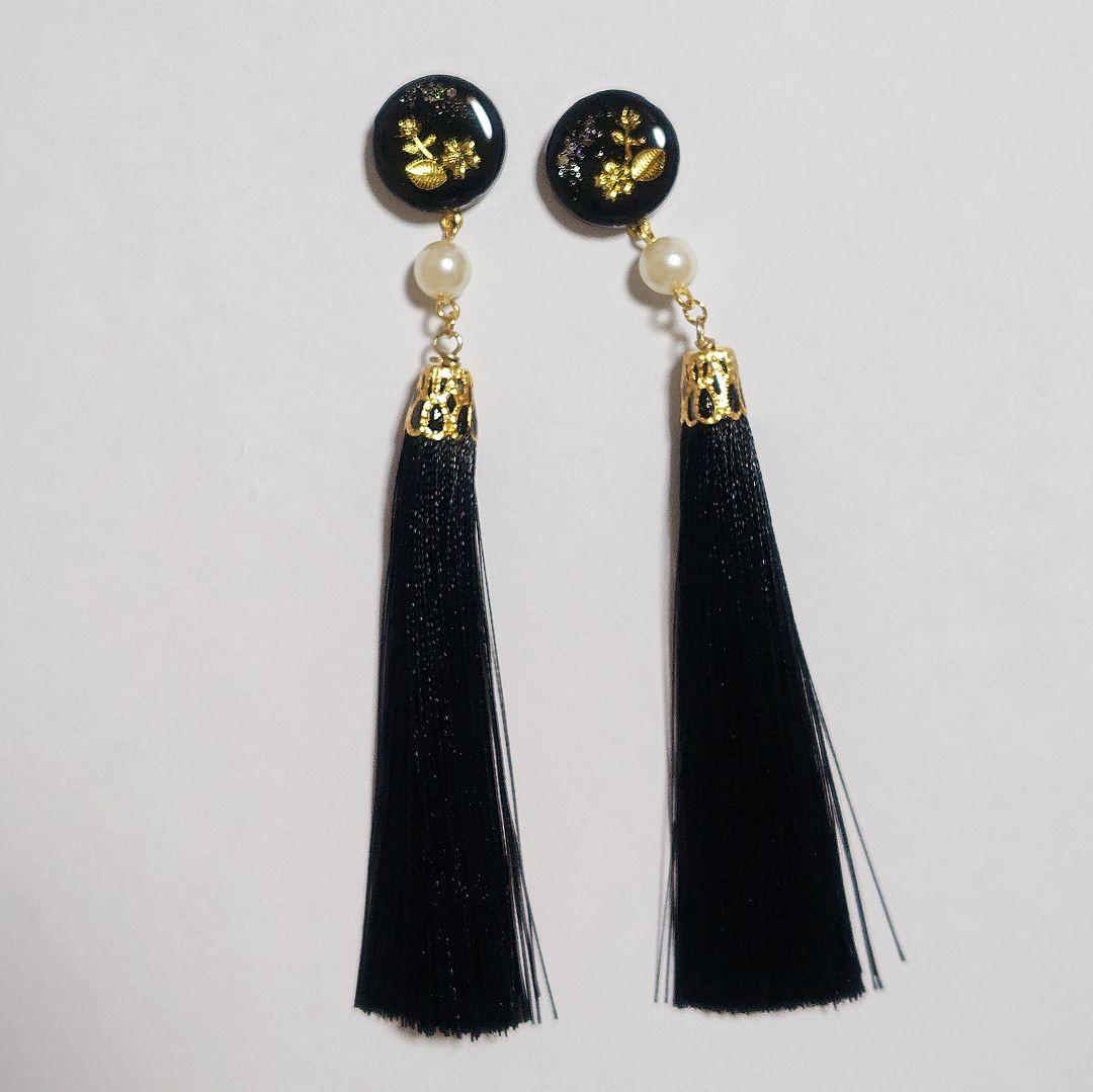 【1185】タッセルピアス•イヤリング