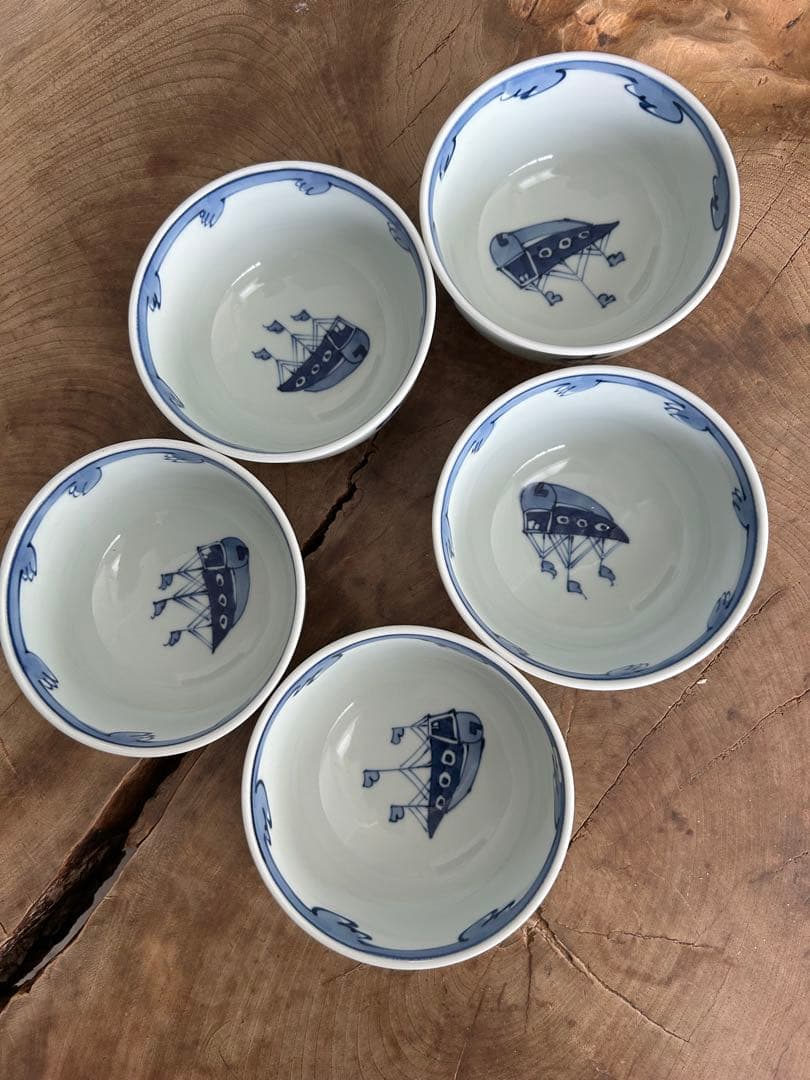 専用 しん窯 青花 有田焼 五人異人丼 他、