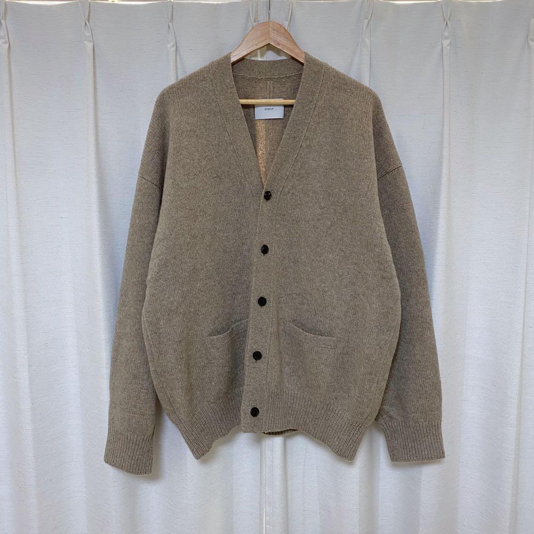 トップス stein EX Fine Lambs Loose Knit Cardigan