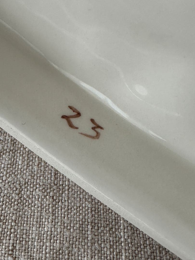 vintage イタリア ヴィンテージ 陶器製 白 蓋付収納容器 アンティーク