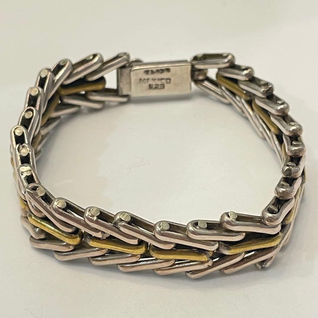 希少 メキシコ製 vintage taxco 925 ブレスレット