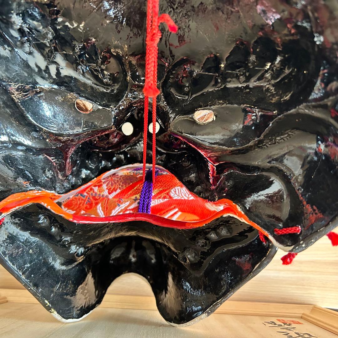 石見神楽面　お面　悪狐　狐　日下義明　魔除け　民芸品