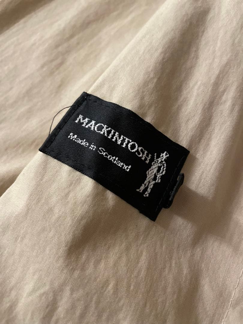 マッキントッシュ⭐️38⭐️ステンカラーコート⭐️ベージュ⭐️八木通商ヴィンテージ黒タグ