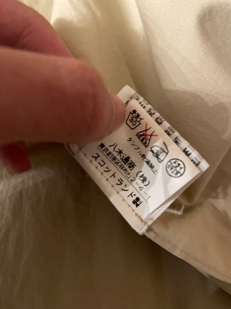 マッキントッシュ⭐️38⭐️ステンカラーコート⭐️ベージュ⭐️八木通商ヴィンテージ黒タグ