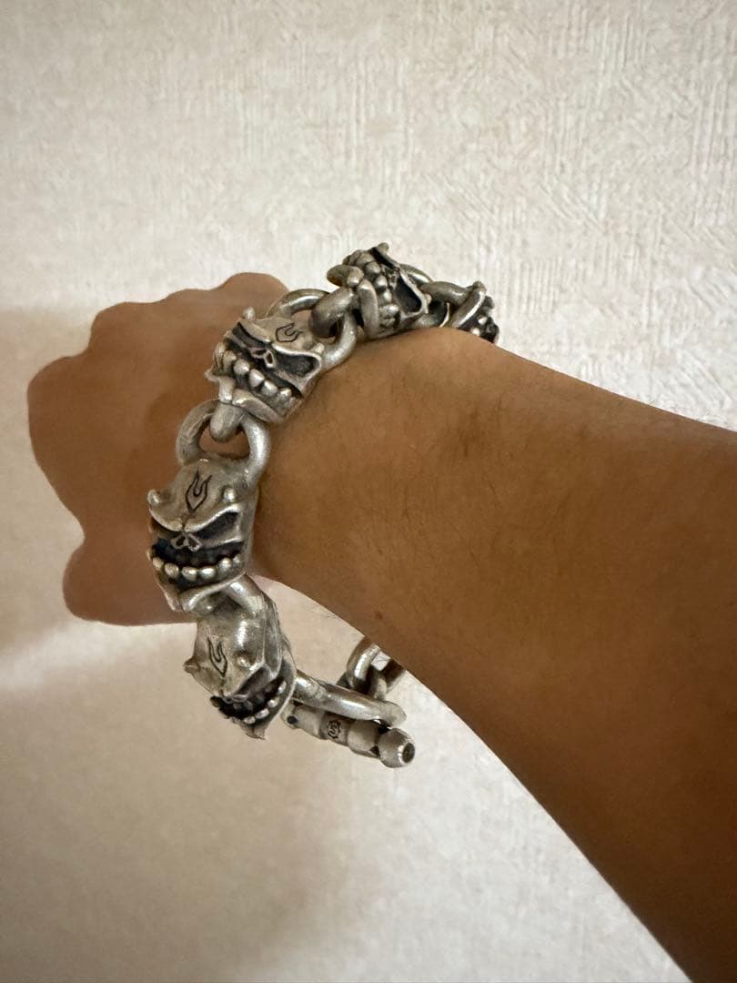 スターリンギア 旧型デビルブルーザー フルスカルブレスレット【廃盤モデル】