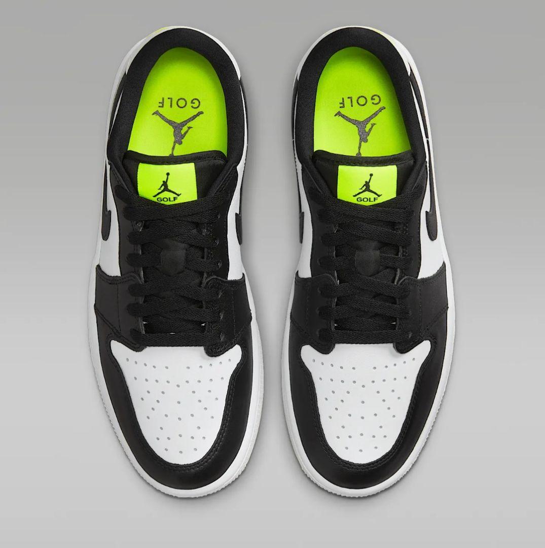 NIKE AIR JORDAN 1 LOW GOLF ブラック ボルト 28