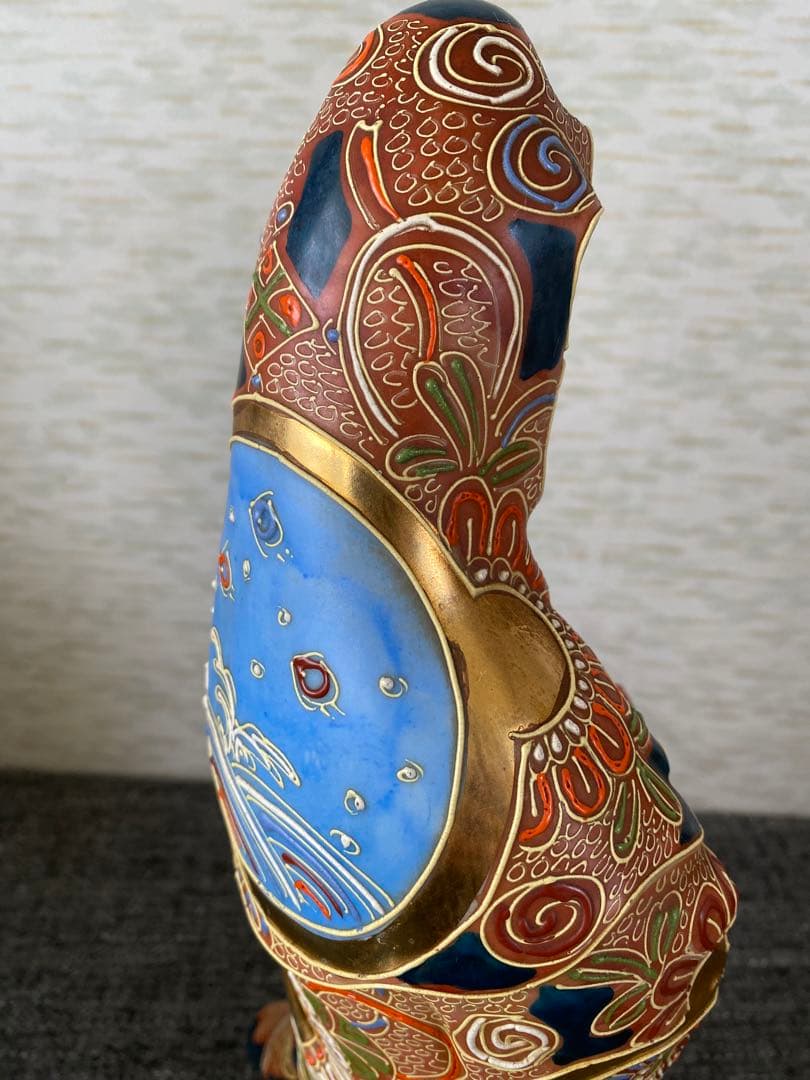 九谷焼　観音菩薩像　置物　縁起置物　骨董