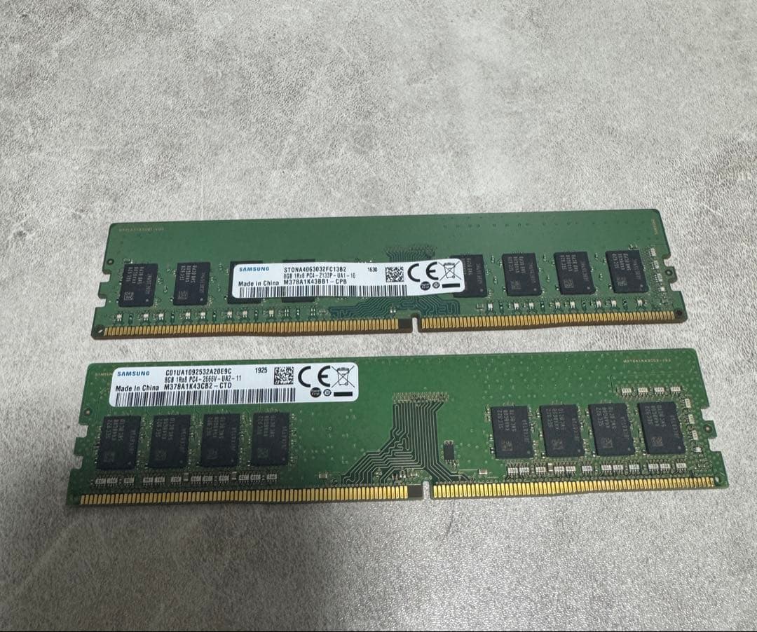 Samsung ddr4 16GB(8GB×2)