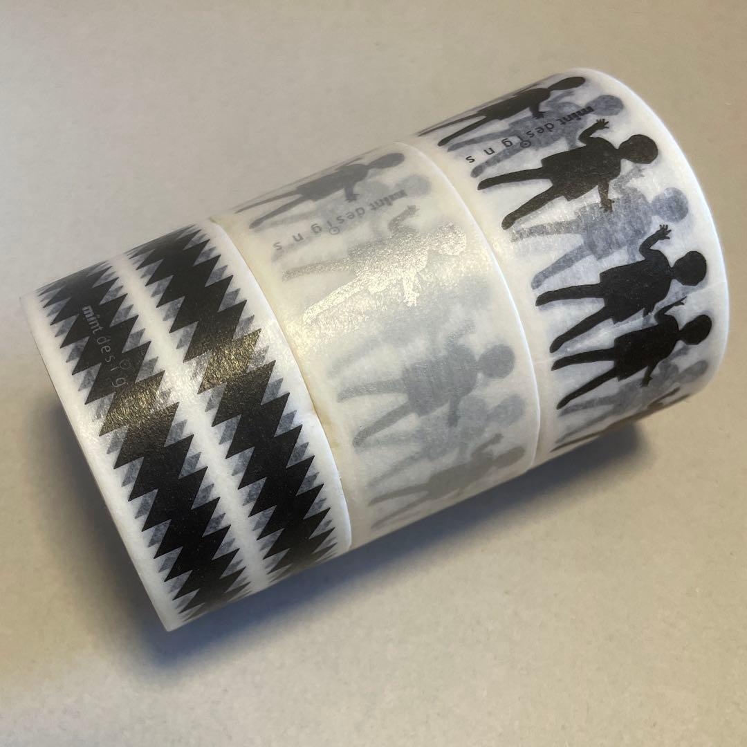 mt ミントデザインズ マスキングテープ 3巻まとめ売り【中古】