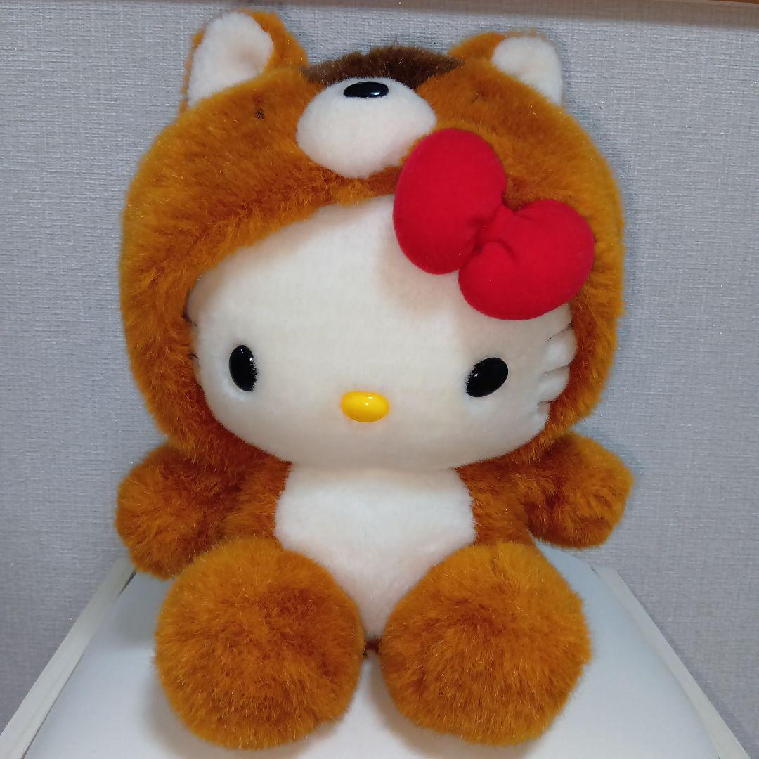 【希少】ハローキティ　リスキティ　ぬいぐるみ　着ぐるみ