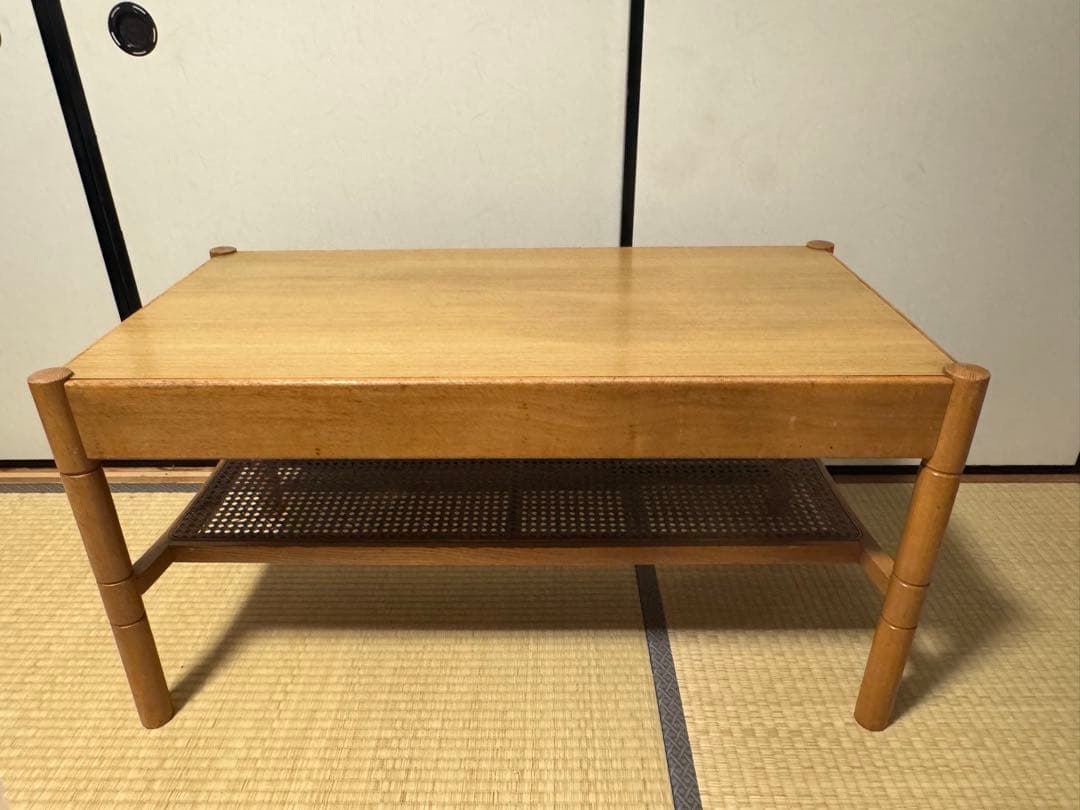 リビングテーブル センター ローテーブル 籐