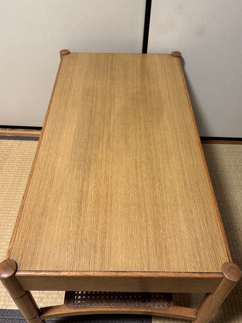 リビングテーブル センター ローテーブル 籐