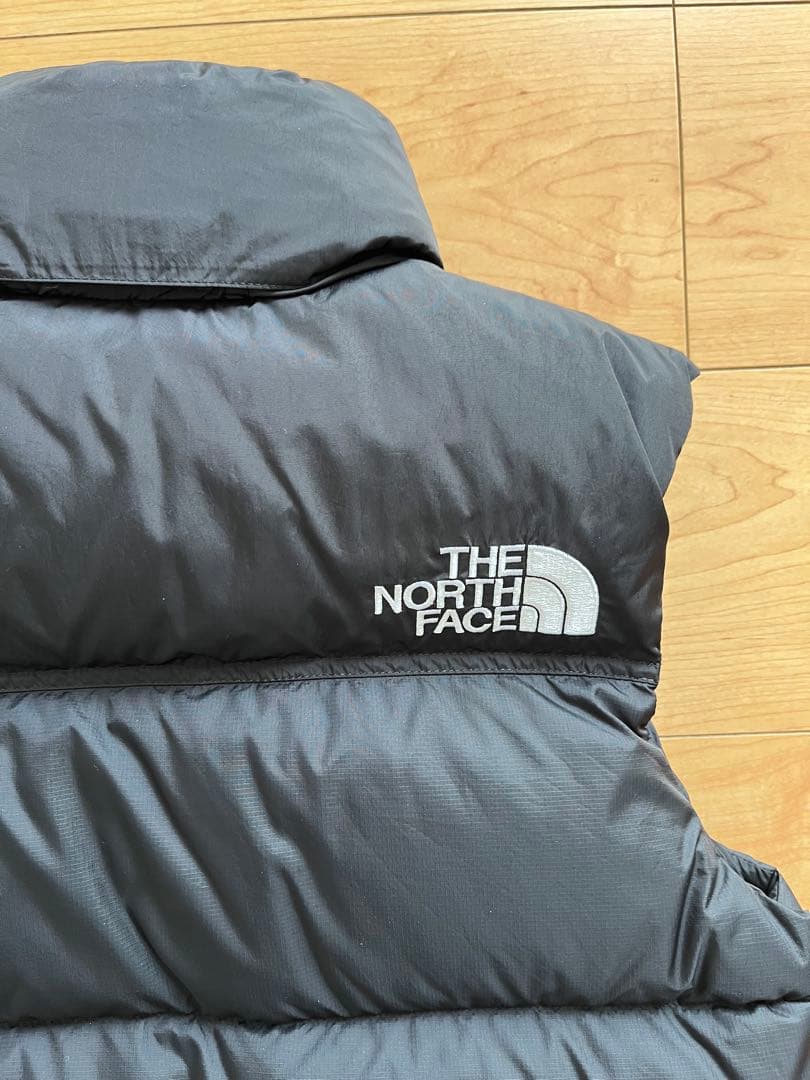 美品THE NORTH FACE Nuptse Vest ダウンベスト ブラック