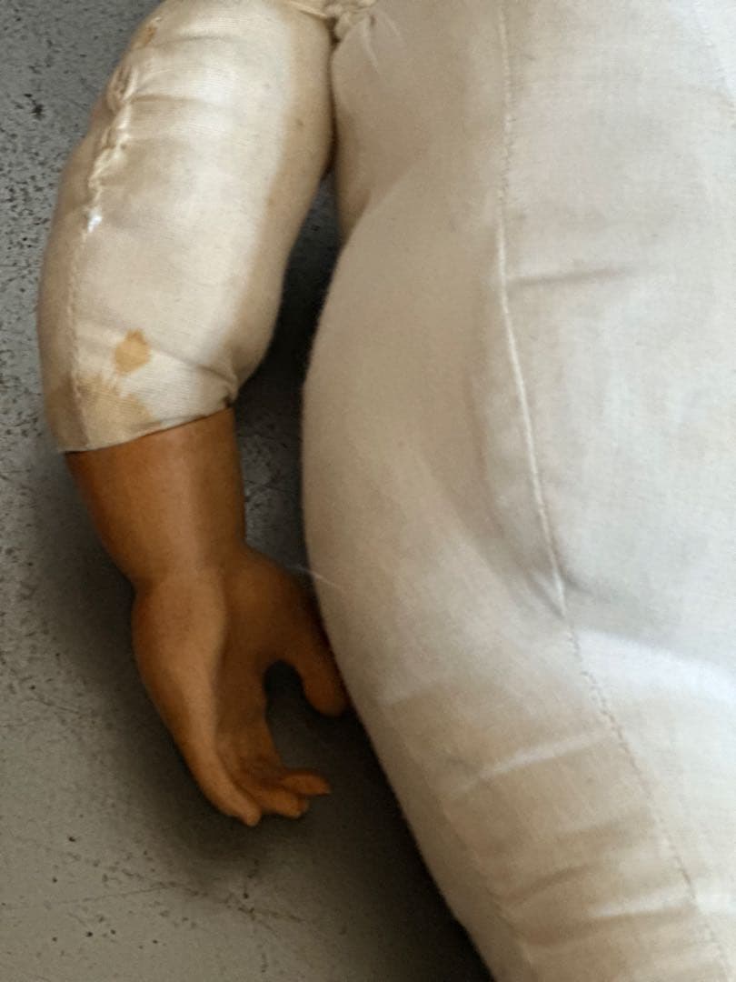 瞬間的お値下げ❣️アンティーク 木製人形 青い目