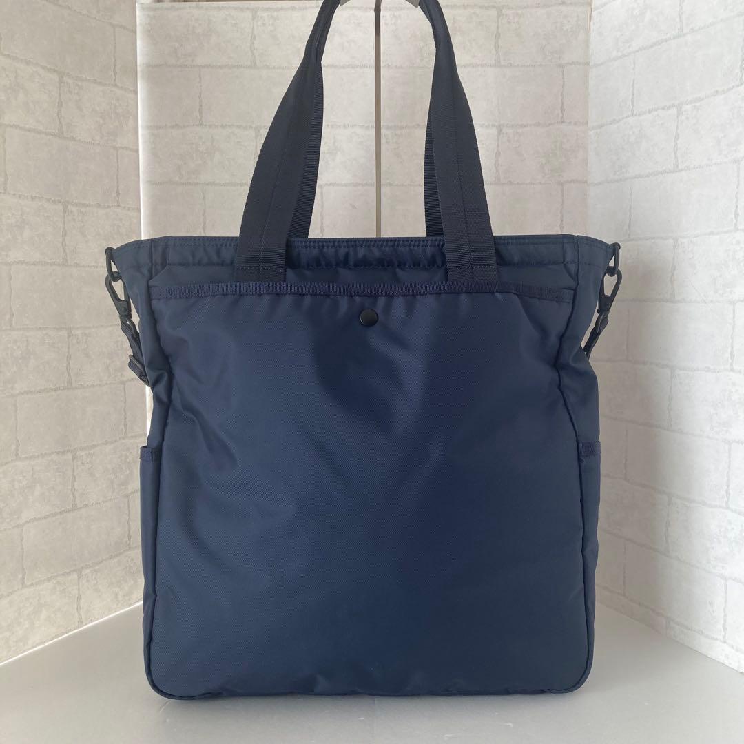 未使用級 ポーター フラッシュ 2way トートバッグ ネイビー