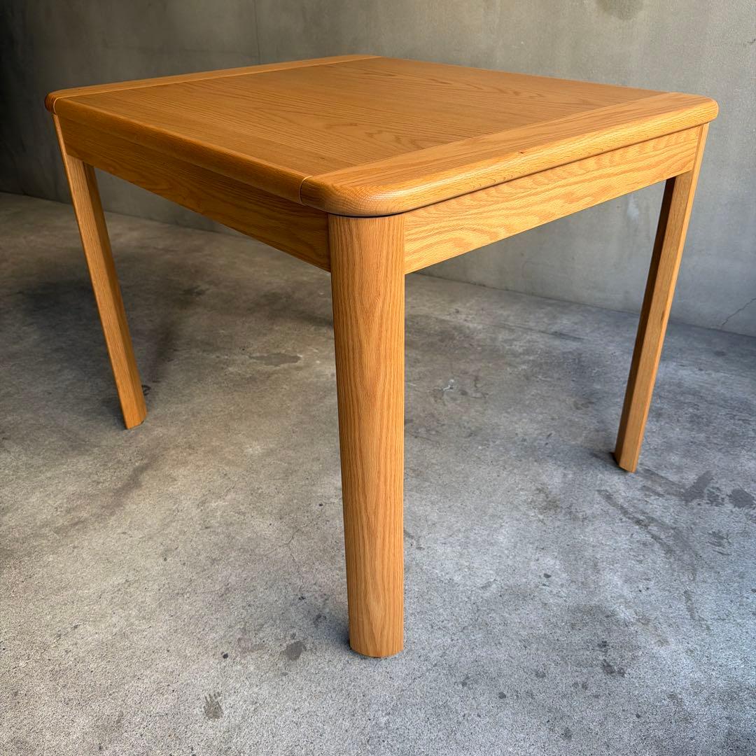 未使用品　飛騨家具　イバタインテリア　エクステンションテーブル　伸長式テーブル