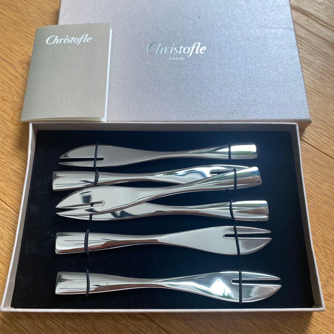 更にお値下げ中！！新品未使用　クリストフル　６本セット