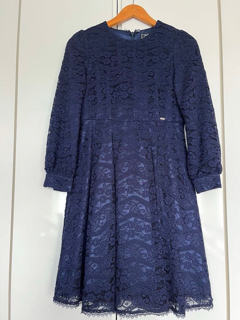 極美品⭐︎1回短時間着用のみ　メゾピアノ　ワンピース　フォーマル　卒服　150