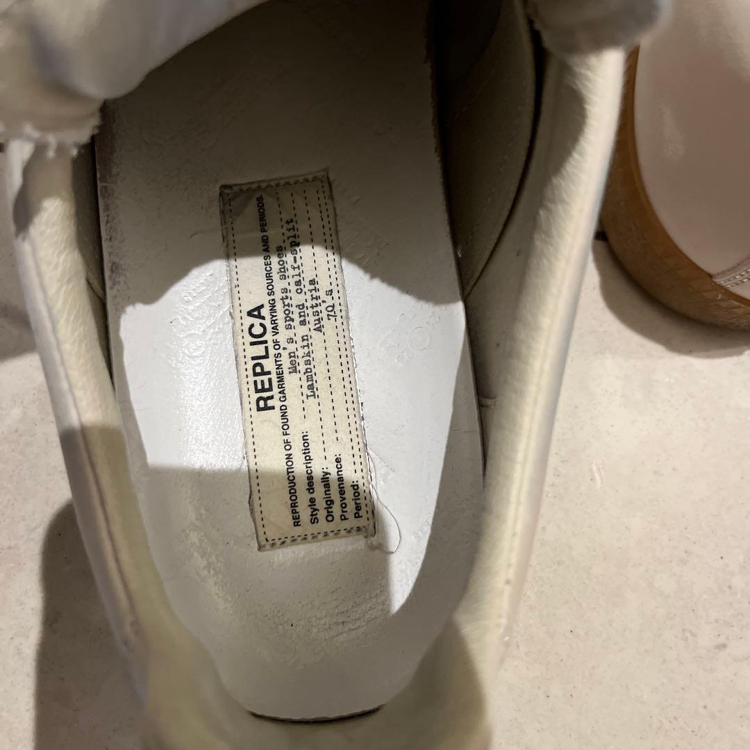 メゾンマルジェラ　レプリカ　ジャーマントレーナー　サイズ41 靴袋　箱付き