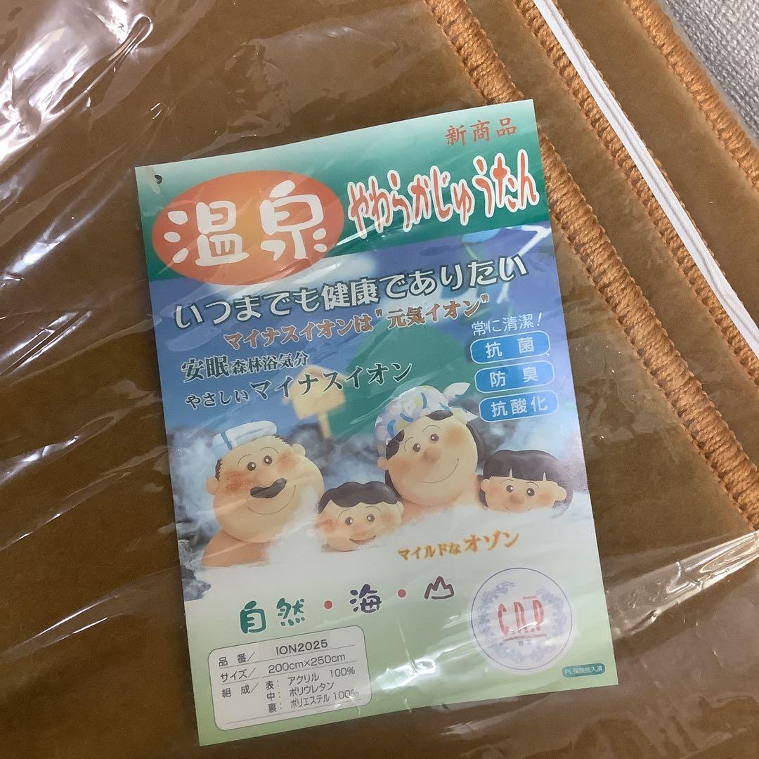 7504①④温泉やわらかじゅうたん　ラグ