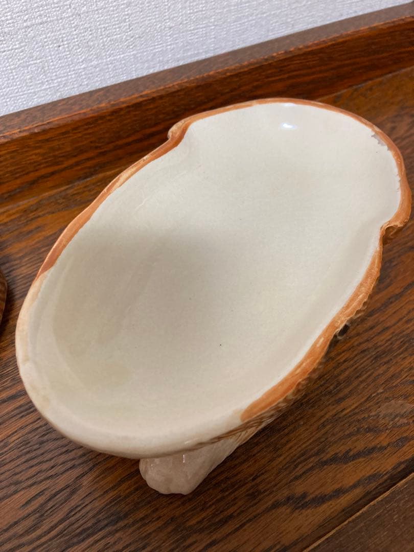 【WN７】フランス陶器☆うさぎ型テリーヌポット コーガン作 マジョリカ焼き