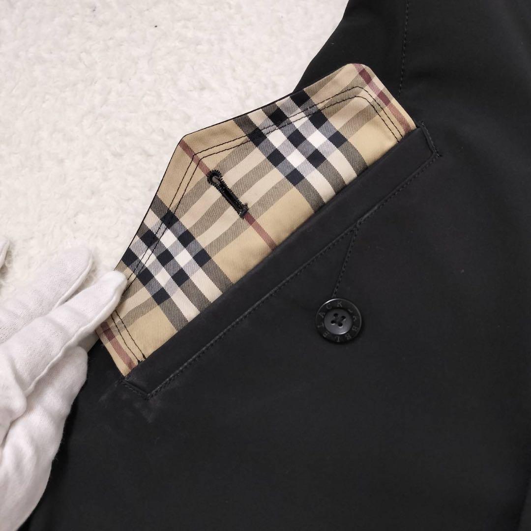 ✨美品✨　バーバリーブラックレーベル　トレンチコート　ダブル　ノバチェック　M