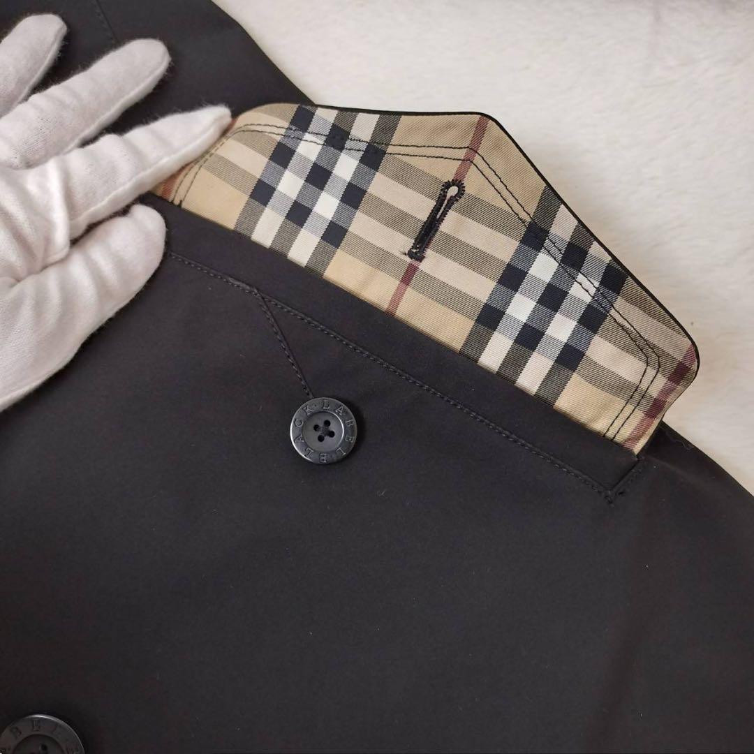 ✨美品✨　バーバリーブラックレーベル　トレンチコート　ダブル　ノバチェック　M