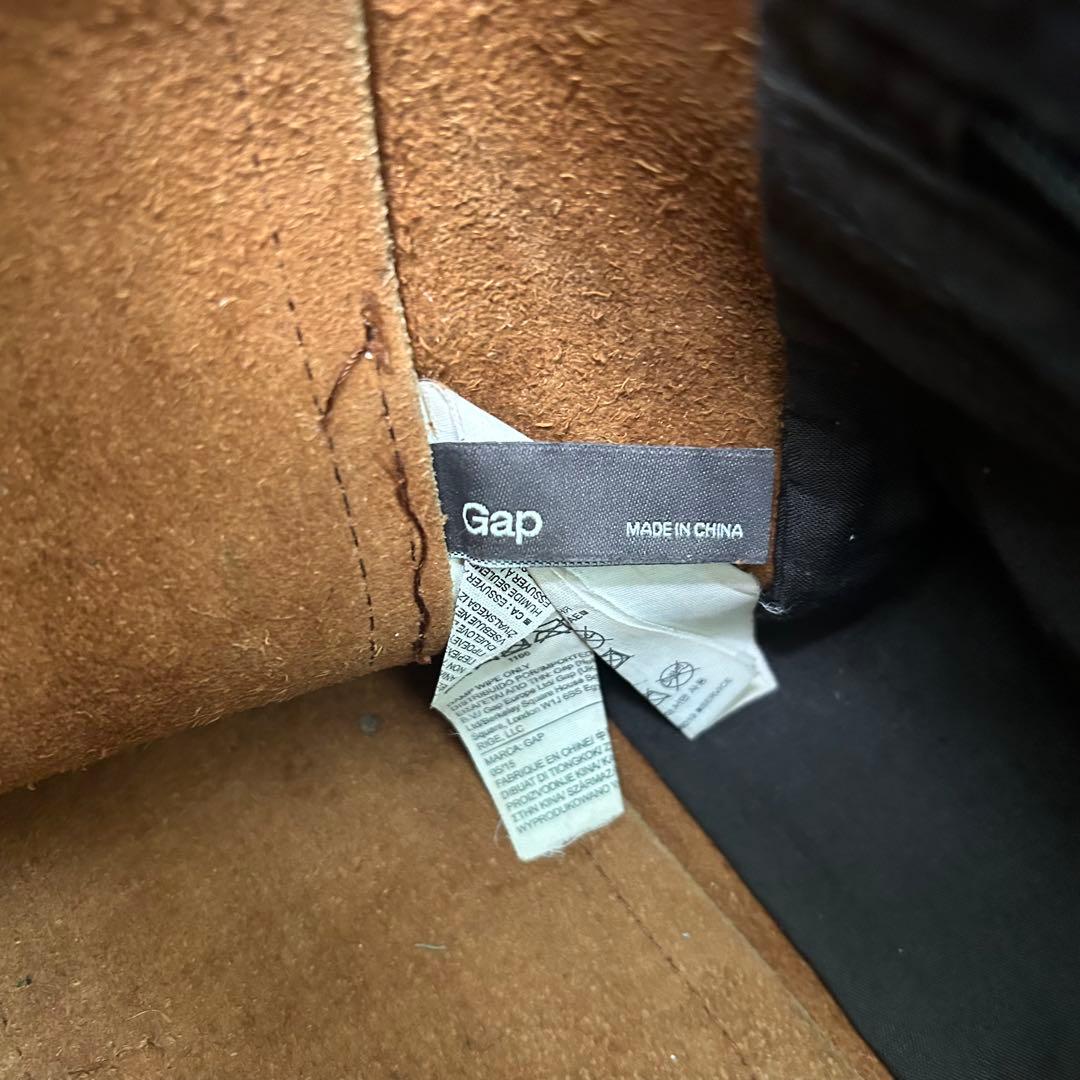 希少　オールド　GAP ブラウンレザー　牛革　メッセンジャーバッグ　ショルダー