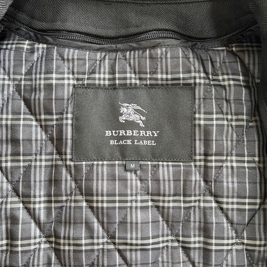 【美品】バーバリーブラックレーベル トレンチコート ノバチェック ライナー 黒