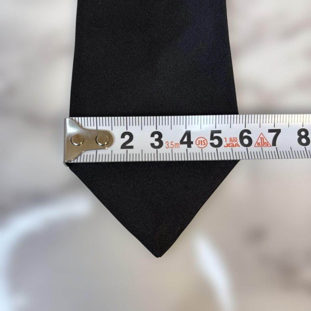 【レア✨】DIOR ネクタイ　ブラック　黒　ビー　蜂　ワンポイント　細身