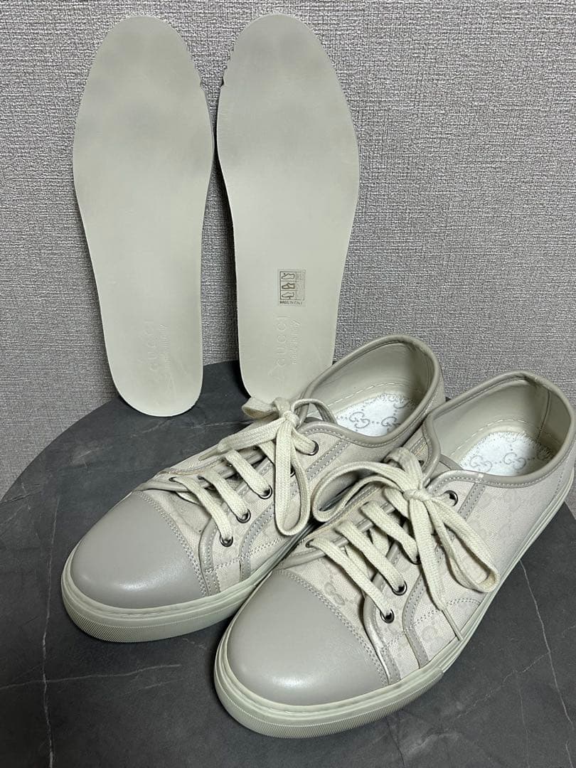 GUCCI グッチ メンズ　GGキャンバス スニーカー