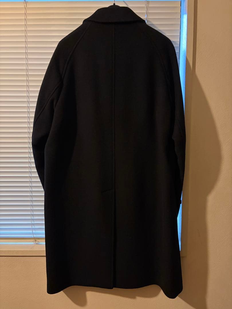BURBERRY バーバリー ブラック ステンカラーコート ウールカシミア