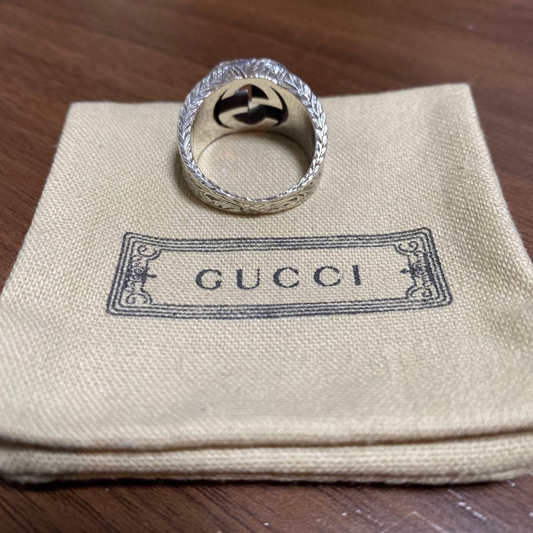 GUCCI シルバー ロゴリング・ネックレスセット