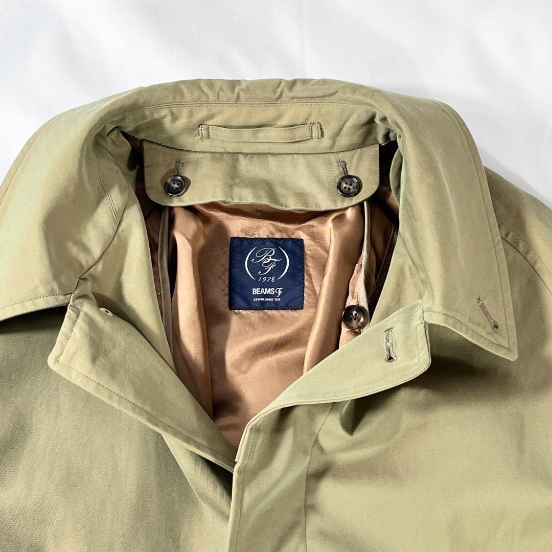 【極美品】BEAMS F ビームス シングル ラグランスリーブ ベルテッドコート