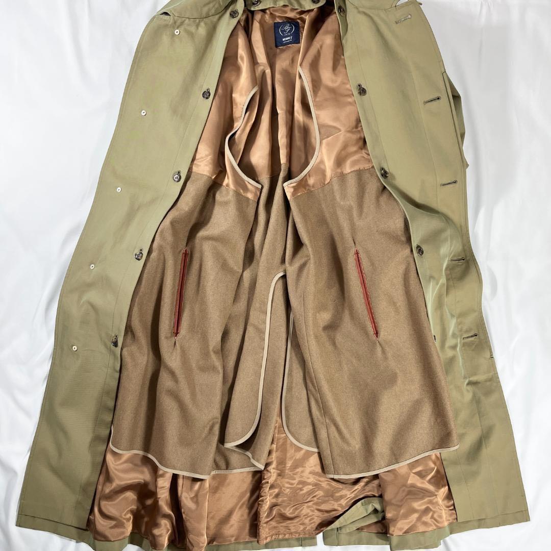 【極美品】BEAMS F ビームス シングル ラグランスリーブ ベルテッドコート