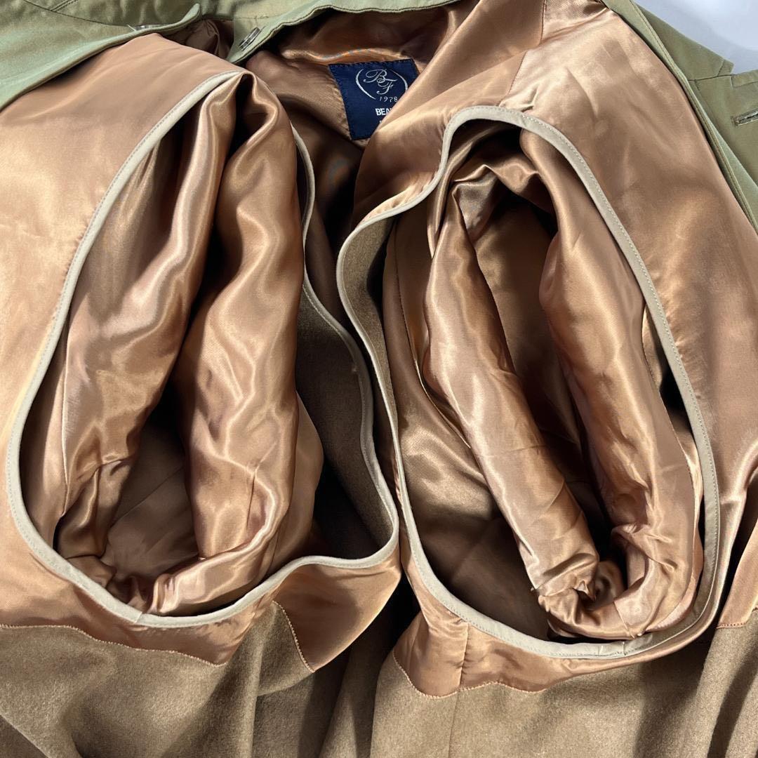 【極美品】BEAMS F ビームス シングル ラグランスリーブ ベルテッドコート