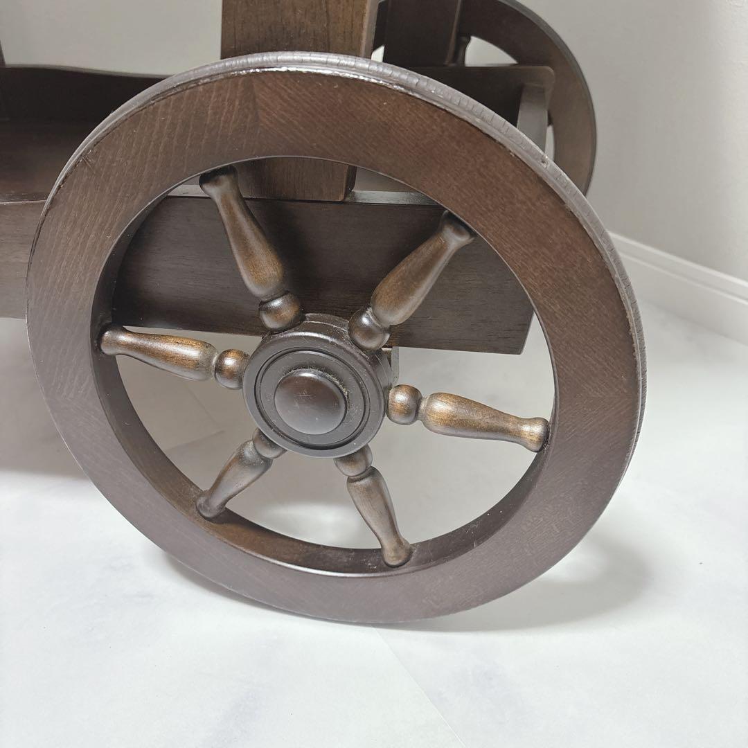 karimoku カリモク キッチンワゴン ヴィンテージ　店舗 オブジェ　極美品