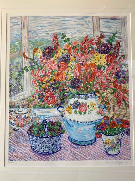 レスリーセイヤー　　シルクスクリーン　　鮮やか❗️