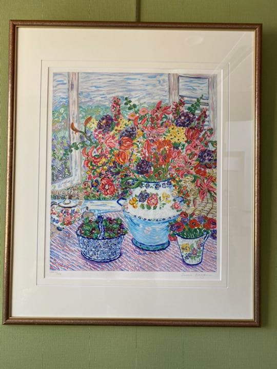 レスリーセイヤー　　シルクスクリーン　　鮮やか❗️