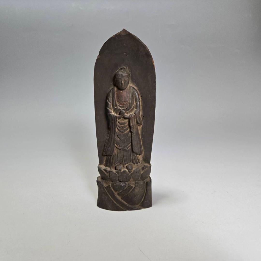 24-1276 薬師如来立像　木彫　仏像