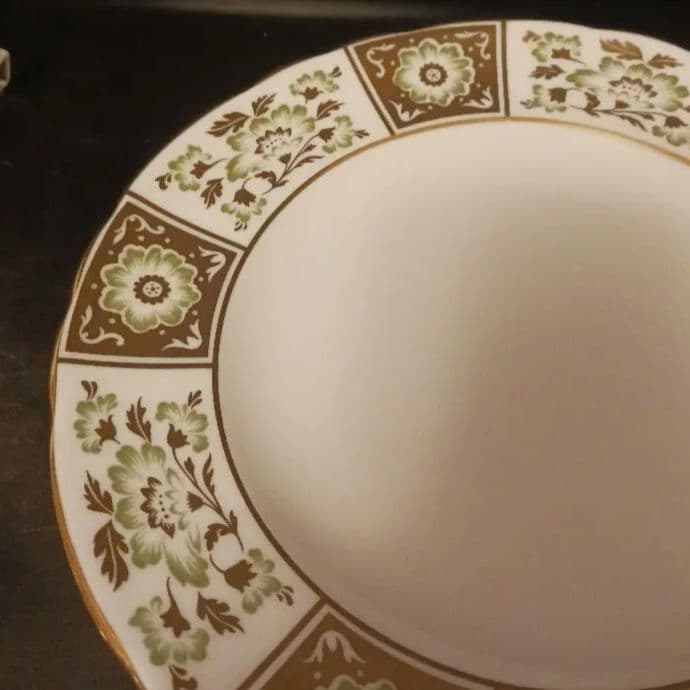 ロイヤルクラウンダービー グリーンダービーパネル ケーキプレート ⑦⑧