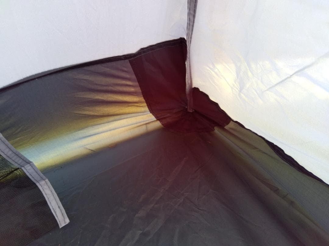 ☆とても綺麗☆限定色グレー×レッド☆コールマン☆ツーリングドームST☆テント☆