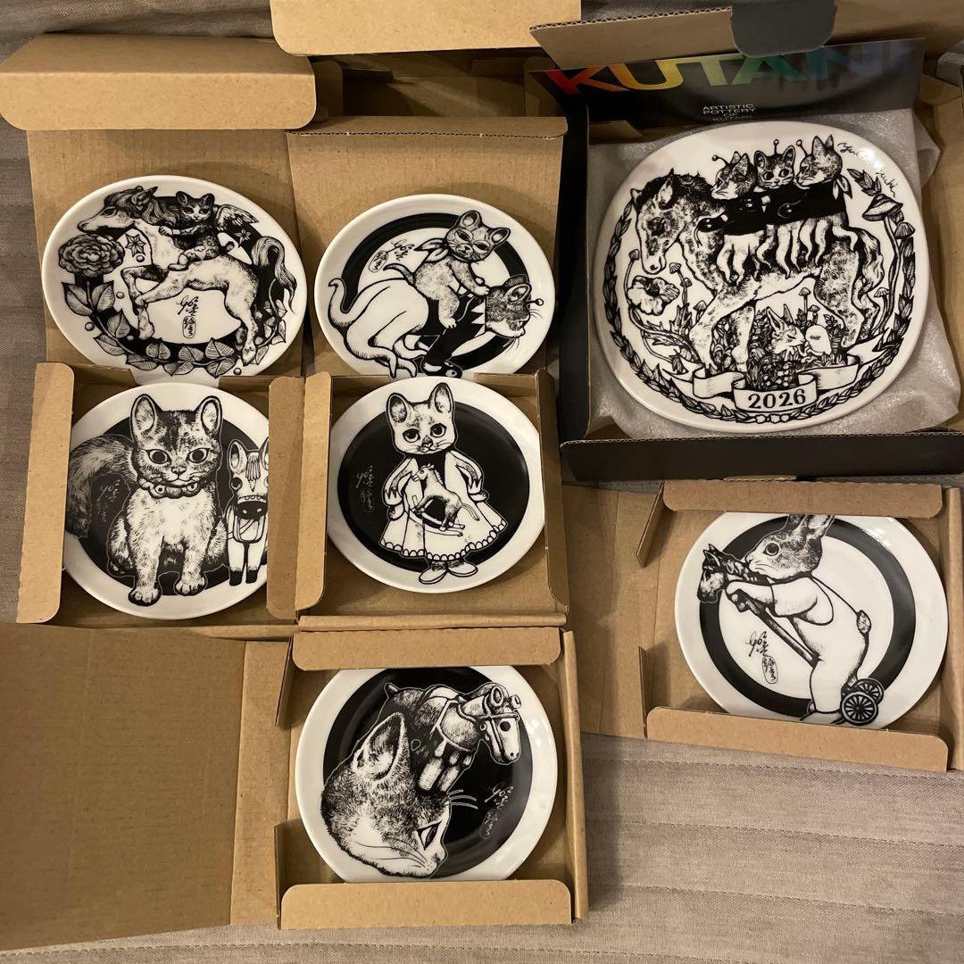 ヒグチユウコ　2026 イヤープレート　ボリス雑貨店　午皿　コンプリートセット