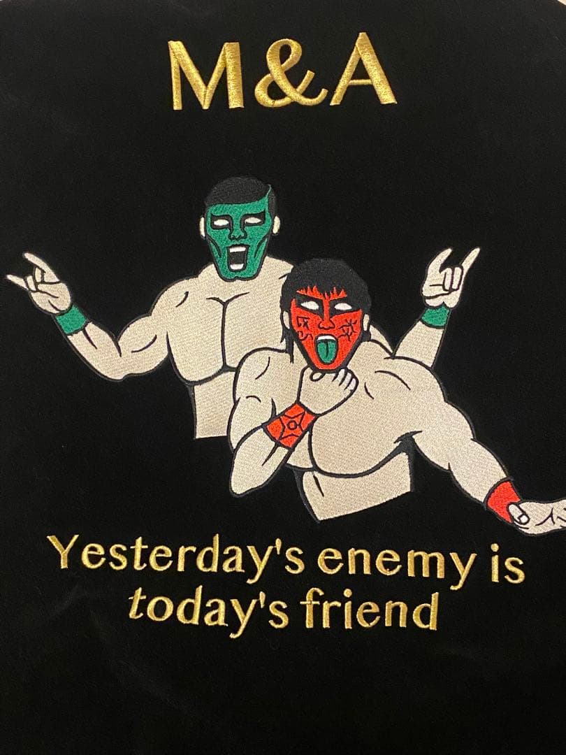 ［PDSxGreatMUTA］グレート・ムタ スカジャン / BLUE