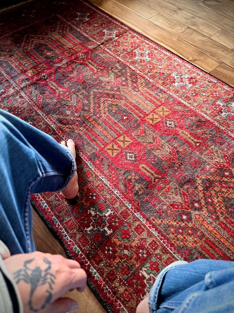 トライバルラグ　ヴィンテージラグ　シスターン　バルーチ　ペルシャ絨毯　ザボール