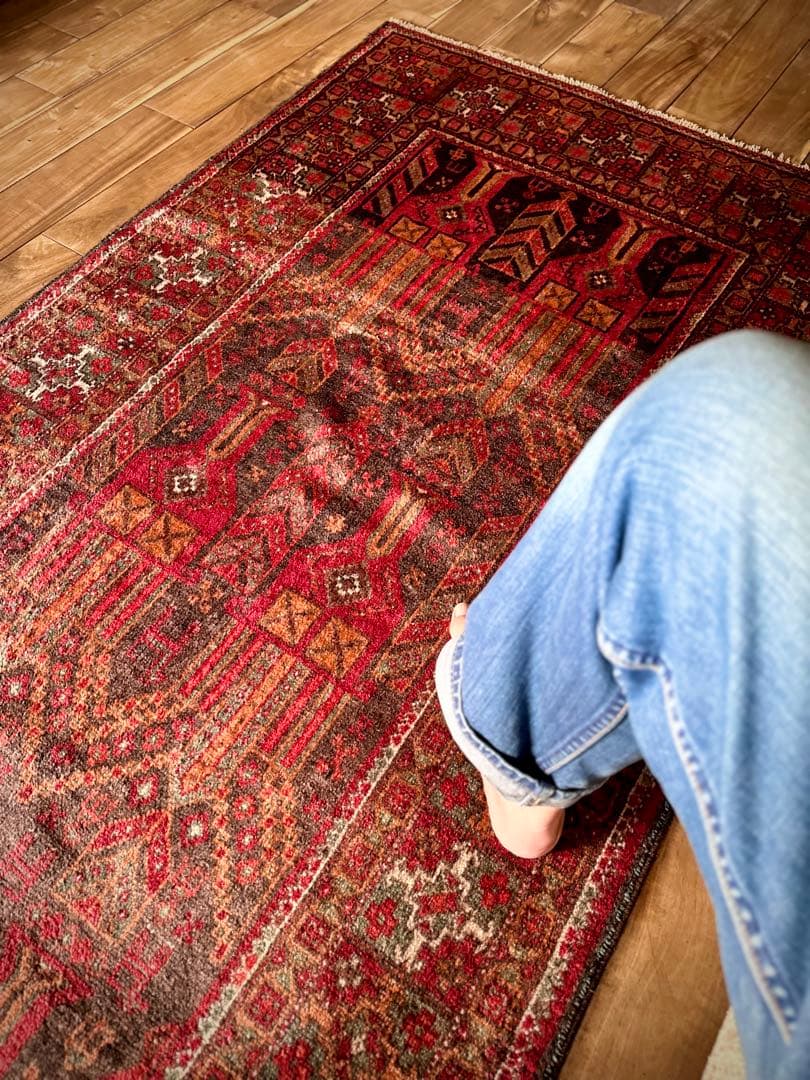 トライバルラグ　ヴィンテージラグ　シスターン　バルーチ　ペルシャ絨毯　ザボール