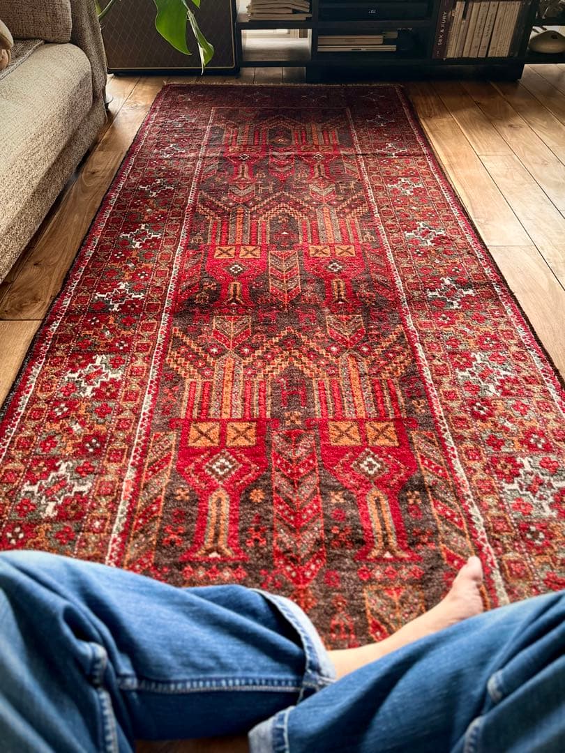 トライバルラグ　ヴィンテージラグ　シスターン　バルーチ　ペルシャ絨毯　ザボール