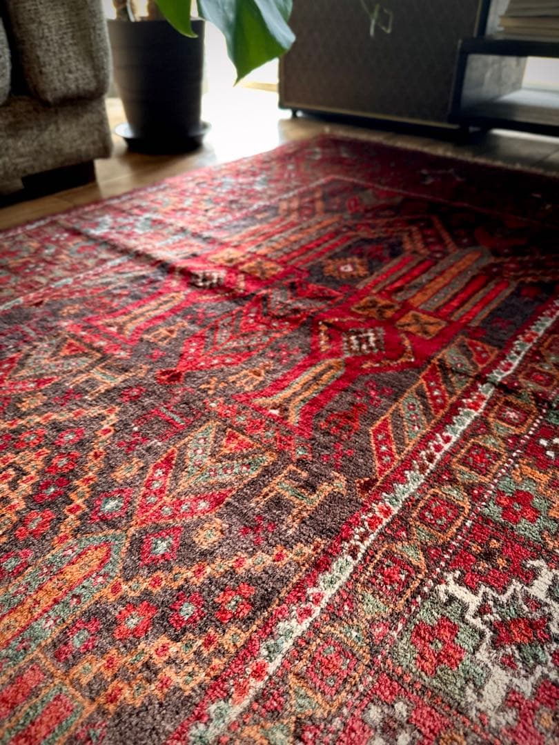 トライバルラグ　ヴィンテージラグ　シスターン　バルーチ　ペルシャ絨毯　ザボール