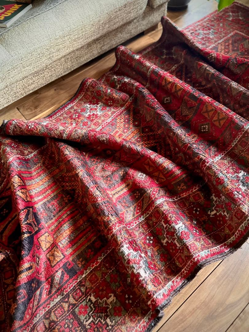 トライバルラグ　ヴィンテージラグ　シスターン　バルーチ　ペルシャ絨毯　ザボール