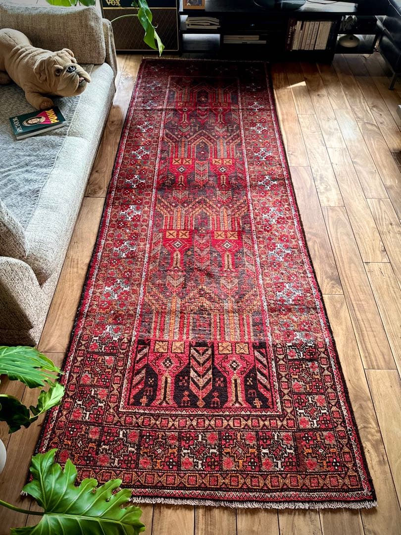 トライバルラグ　ヴィンテージラグ　シスターン　バルーチ　ペルシャ絨毯　ザボール